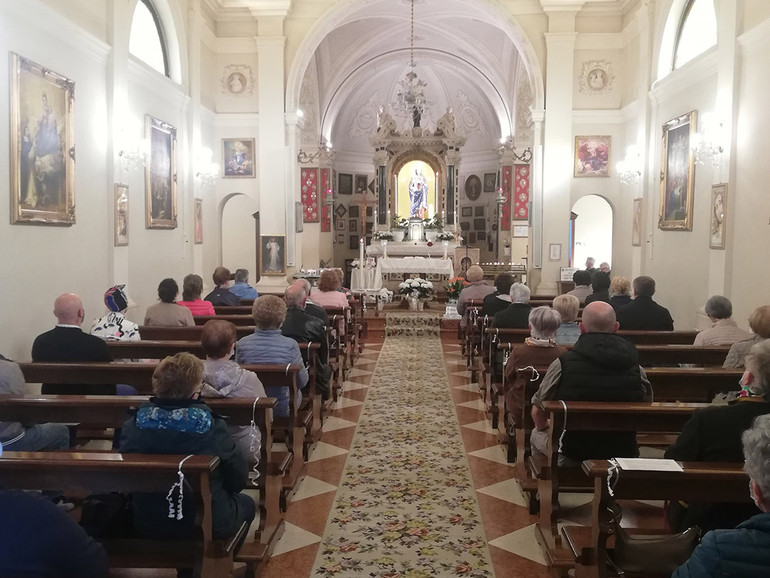 Santuario di Tessara: il rosario torna in presenza