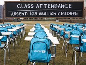 Scuola, Unicef: chiusa quasi un anno per 168 milioni di studenti