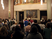Seminario minore. Gli adolescenti pregano insieme