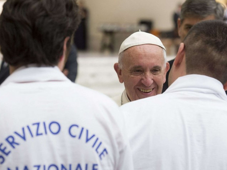 Servizio civile, una delegazione di volontari all’udienza di papa Francesco