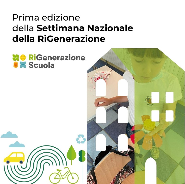Settimana nazionale della RiGenerazione: laboratori dibattiti iniziative su sostenibilità, riciclo, riduzione degli sprechi