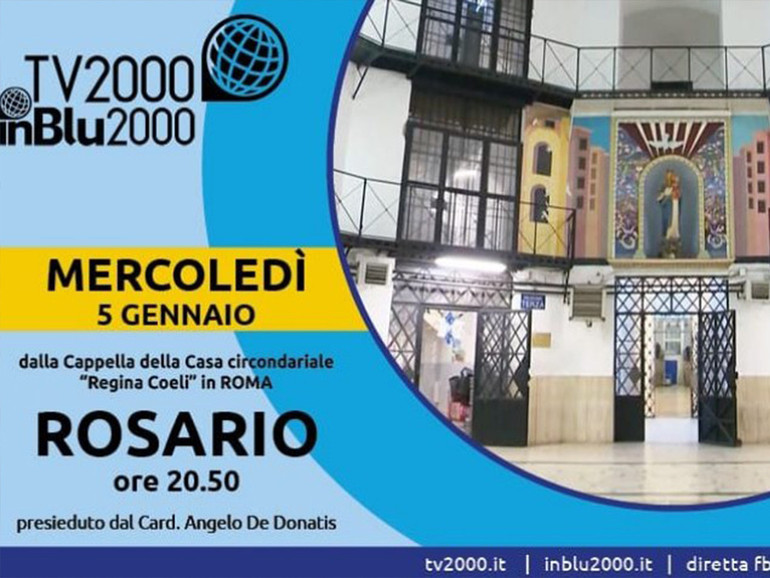 Tv2000: il Rosario dal carcere Regina Coeli di Roma con card. De Donatis. Morgante, “portatori di speranza e conforto per i detenuti”
