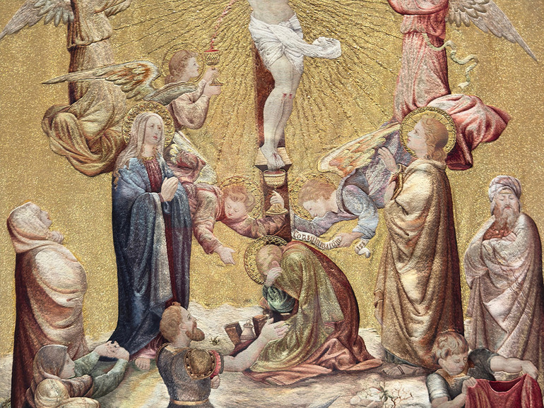 Una pianeta ricamata per san Pio X. Punto dopo punto teologia e Scrittura prendono forma Una pianeta ricamata per san Pio X. Punto dopo punto teologia e Scrittura prendono forma