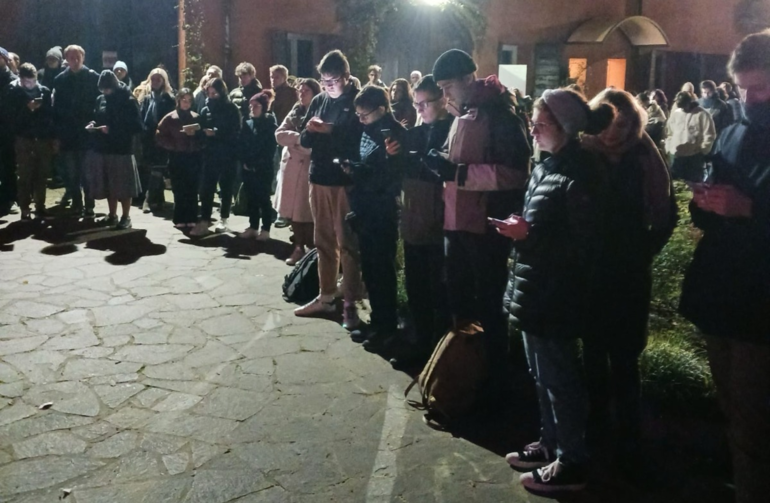 Una preghiera per Giulia con gli studenti del Centro universitario di via Zabarella