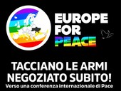 Uniti per la pace aderisce all'appello di "Europe for peace" per la pace sabato 23 luglio