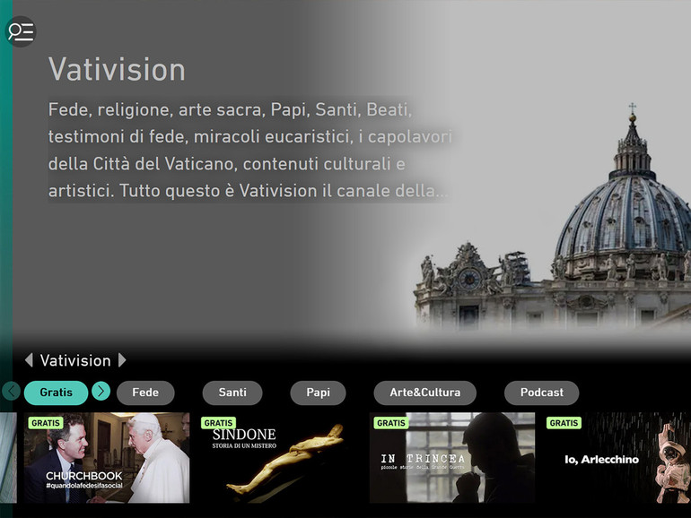 Vativision in esclusiva su Chili. Un canale streaming dedicato al culto cristiano in esclusiva su Chili grazie alla partnership con Vativision