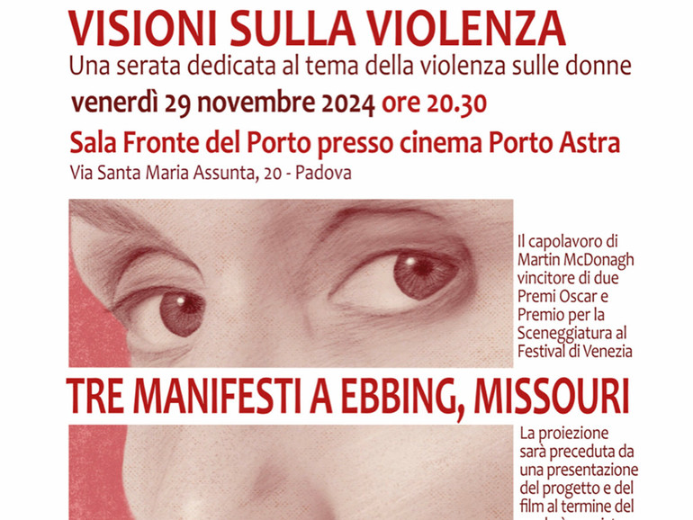 Visioni sulla violenza: cinema e riflessione contro la violenza sulle donne Visioni sulla violenza: cinema e riflessione contro la violenza sulle donne