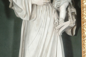 Sant'antonio da Padova, statua marmorea(XVII sec.)