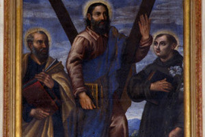 Sant'Andrea con san Pietro e sant'Antonio