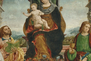 Maria con il Bambino in trono circondata da san Matteo e san Giovanni evangelista