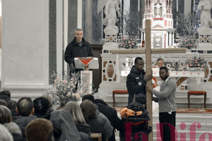 Don Luca Facco, direttore di Caritas Padova, ha portato il saluto finale