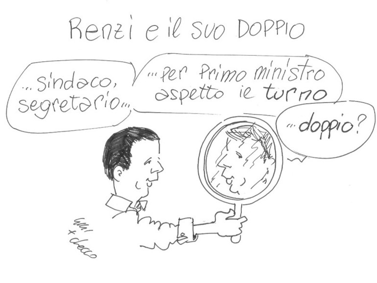 Renzi e il suo doppio