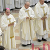 Tra i vescovi presenti anche sei "triveneti" e l'abato di Praglia, Norberto Villa (senza lo zucchetto)