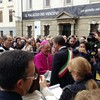 001 il vescovo Claudio accolto dal sindaco Bitonci