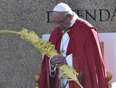 La domenica delle Palme di papa Francesco racchiusa in cinque parole