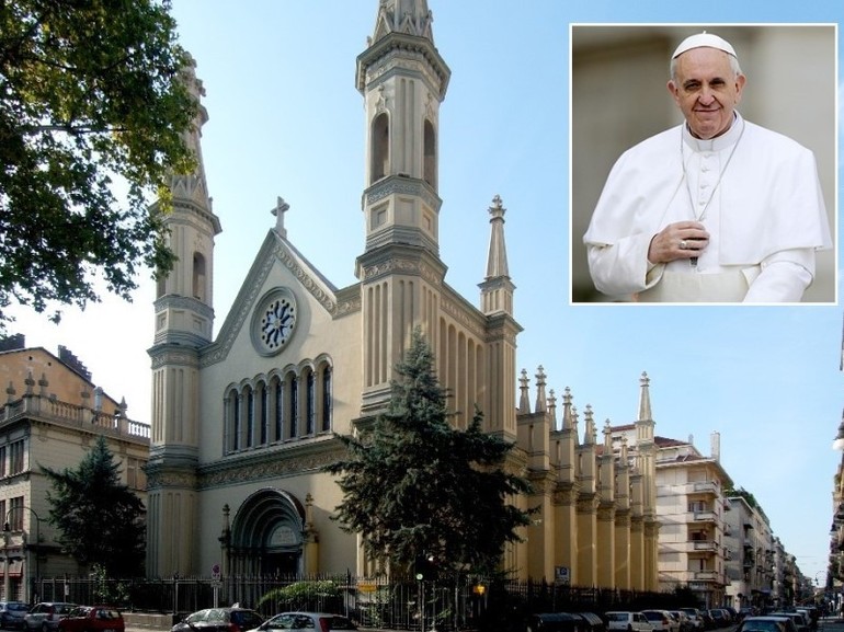 La prima volta di un papa (Francesco) nel Tempio valdese