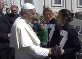 Papa Francesco benedice gli atleti paralimpici