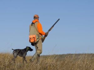 Un vegetariano a cena con tre cacciatori