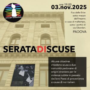 Una serata per dire “scusa”: Padova riflette sul passato coloniale italiano