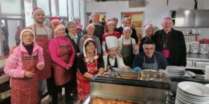 Il pranzo di Natale alle Cucine popolari