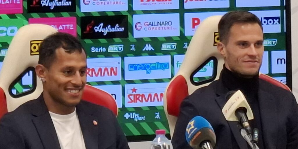 Varas e Crisetig in conferenza stampa dopo Padova Cesena