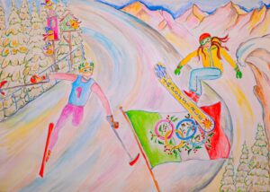 Francobolli e disegni per le Olimpiadi