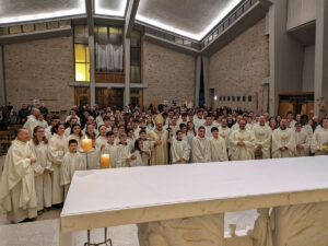 I ministranti della diocesi incontrano il vescovo Claudio a Mestrino