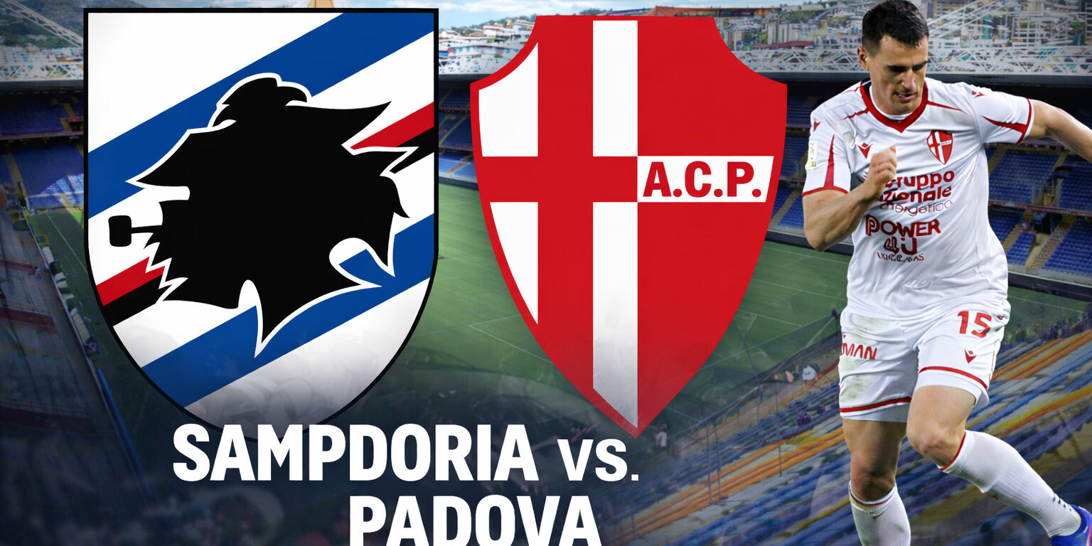 Il Padova sfida la Sampdoria: al “Ferraris” per dare continuità