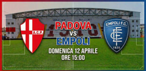 All’Euganeo arriva l’Empoli, il Padova si gioca la salvezza davanti al muro biancoscudato