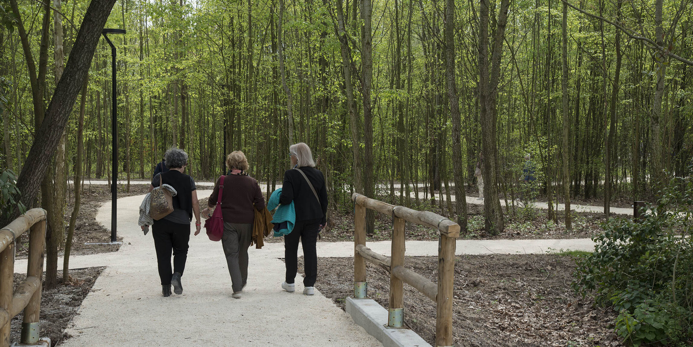 Taglio del nastro per il nuovo parco Guizza