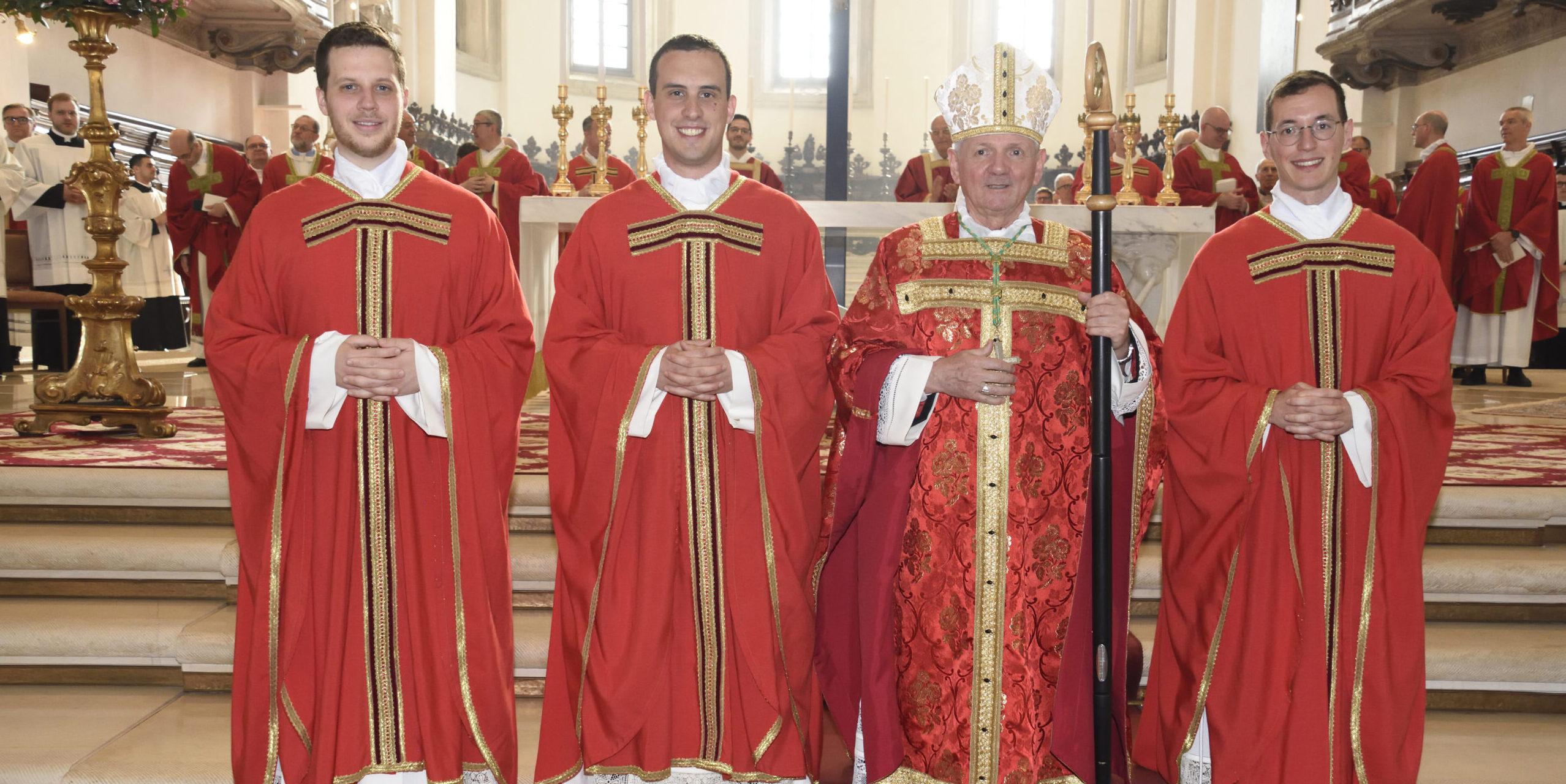 Don Filippo, don Marco e don Tommaso sono diventati preti