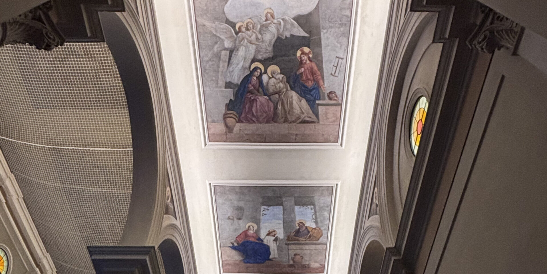 Santa Giustina in Colle. Restauri a chiesa e decorazione