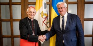 Ucraina: il card. Zuppi incontra a Kiev il ministro degli Esteri Sybiha